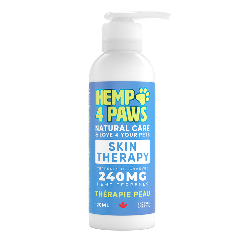 Lotion thérapie peau - Terpenes de chanvre 240 mg - Hemp 4 paws