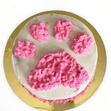 Dog party cake