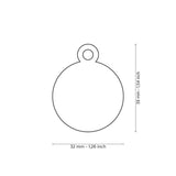 Circle (large) - Medal to engrave