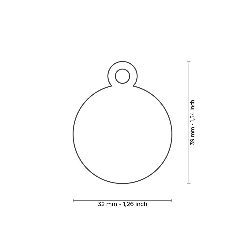 Circle (large) - Medal to engrave