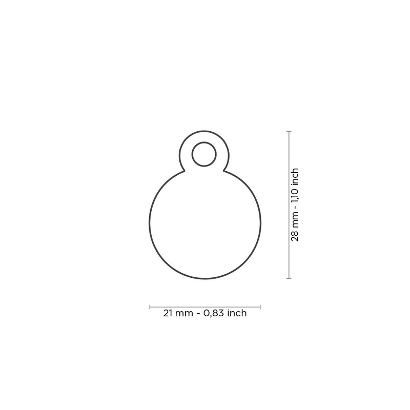 Circle (small) - Medal to engrave