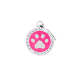 Paw in Glam circle - Medal to engrave