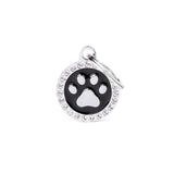 Paw in Glam circle - Medal to engrave