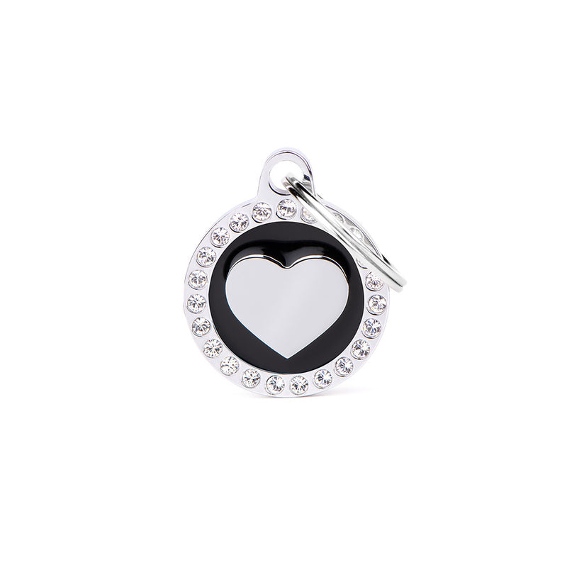 Heart in Glam circle - Medal to engrave
